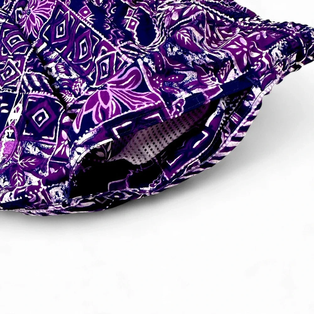 Champion Athletic Shorts Men's Purple Patterned Swim‎ Trunks Casual Activewear M